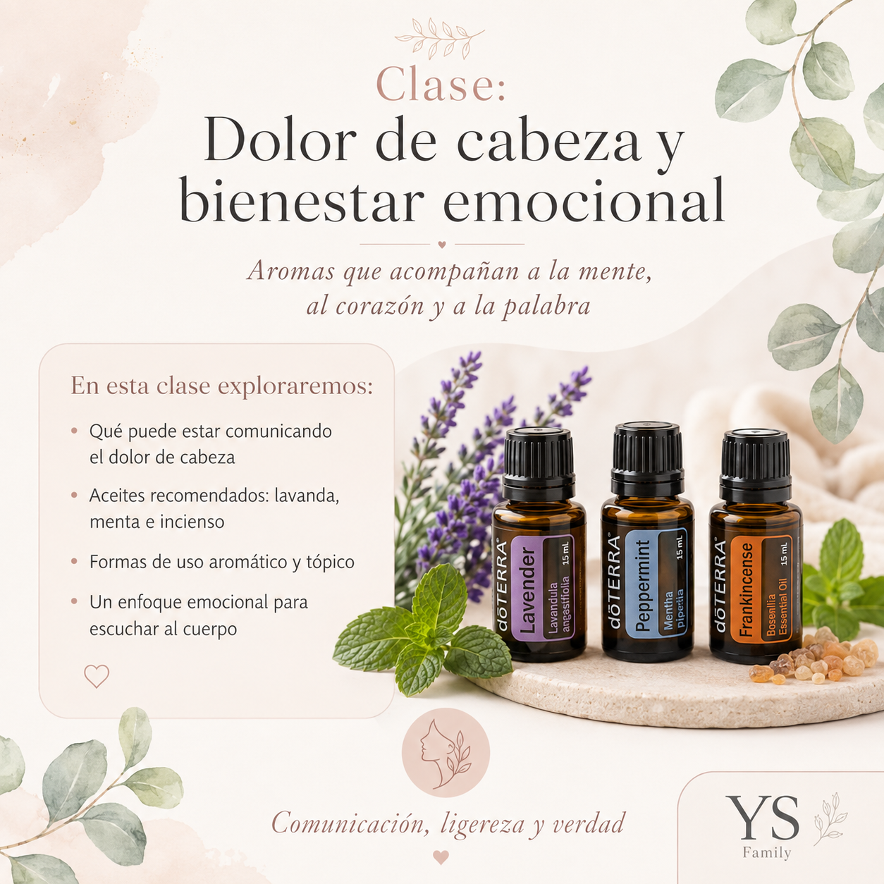 🌿Aceites esenciales dolor de cabeza y emociones